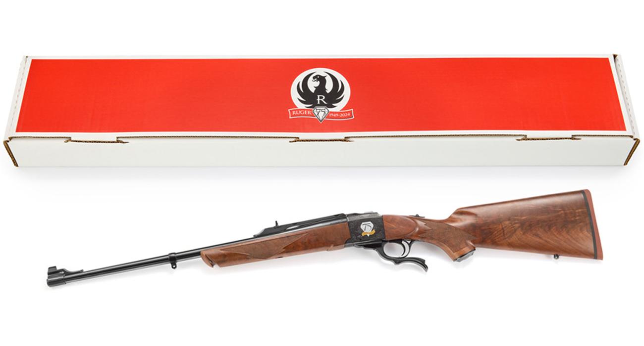 RUGER NO.1 75th Anniversary Edition 270 Win Single-Shot Rifle with Receiver Engravings